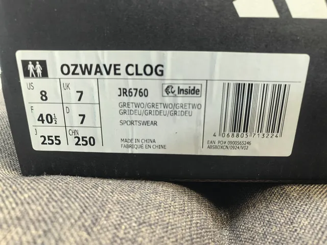 Adidas White Molded Monochrome Three-Stripe Side Detail Clog 11