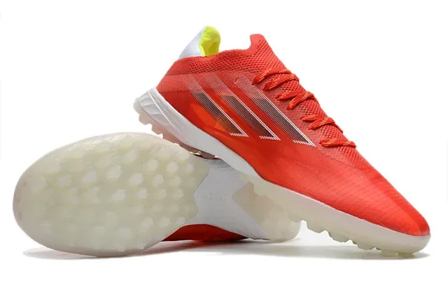Adidas X Red White Low-Cut Synthetic Mesh Upper Turf Soccer Shoes 4