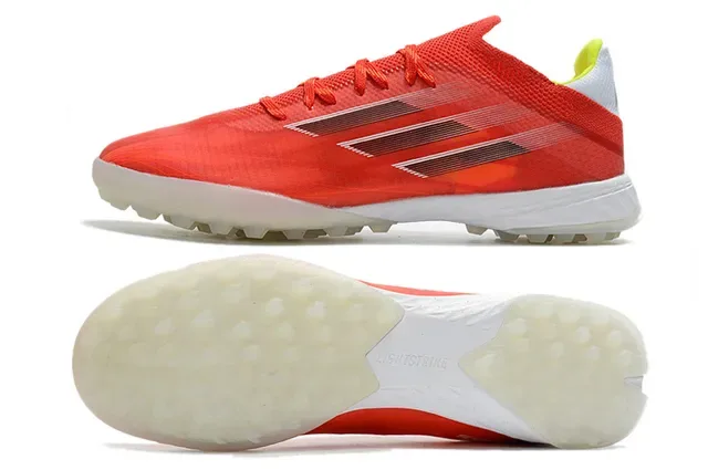 Adidas X Red White Low-Cut Synthetic Mesh Upper Turf Soccer Shoes 6