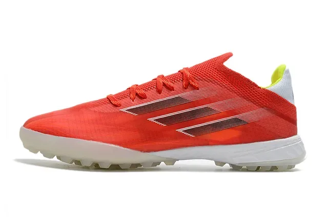 Adidas X Red White Low-Cut Synthetic Mesh Upper Turf Soccer Shoes 7