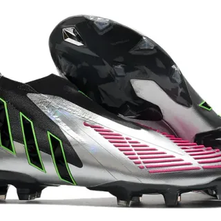 Adidas X Speedflow Black Silver Neon Green Pink Firm-Ground Soccer Shoes