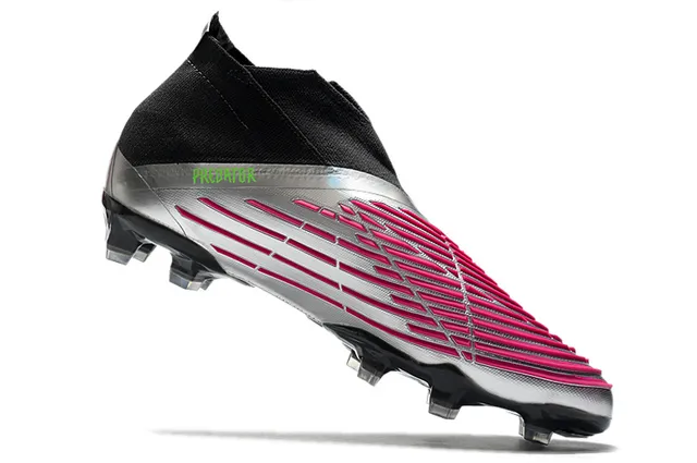 Adidas X Speedflow أسود فضي أخضر نيون وردي أرض صلبة أحذية كرة القدم 3