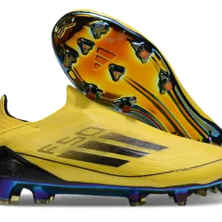 Adidas X Speedportal Chaussures de football jaune iridescent pour terrain ferme