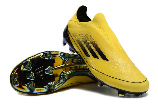 Adidas X Speedportal Zapatos de fútbol Amarillo Iridiscente para terreno firme 4