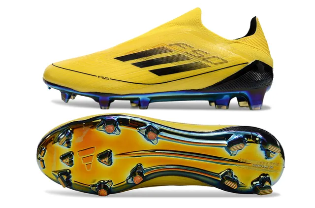 Adidas X Speedportal Zapatos de fútbol Amarillo Iridiscente para terreno firme 6