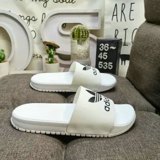 Adidas Yeezy Slide 白色三叶草拖鞋
