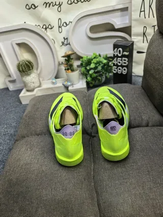 Adidas Tênis Lifestyle Amarelo Roxo Neón Verde Lima Listras Acentuadas 8