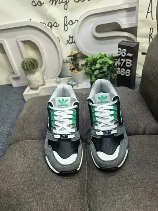 Adidas ZX8000 Gris Negro Verde zapatillas lifestyle 10