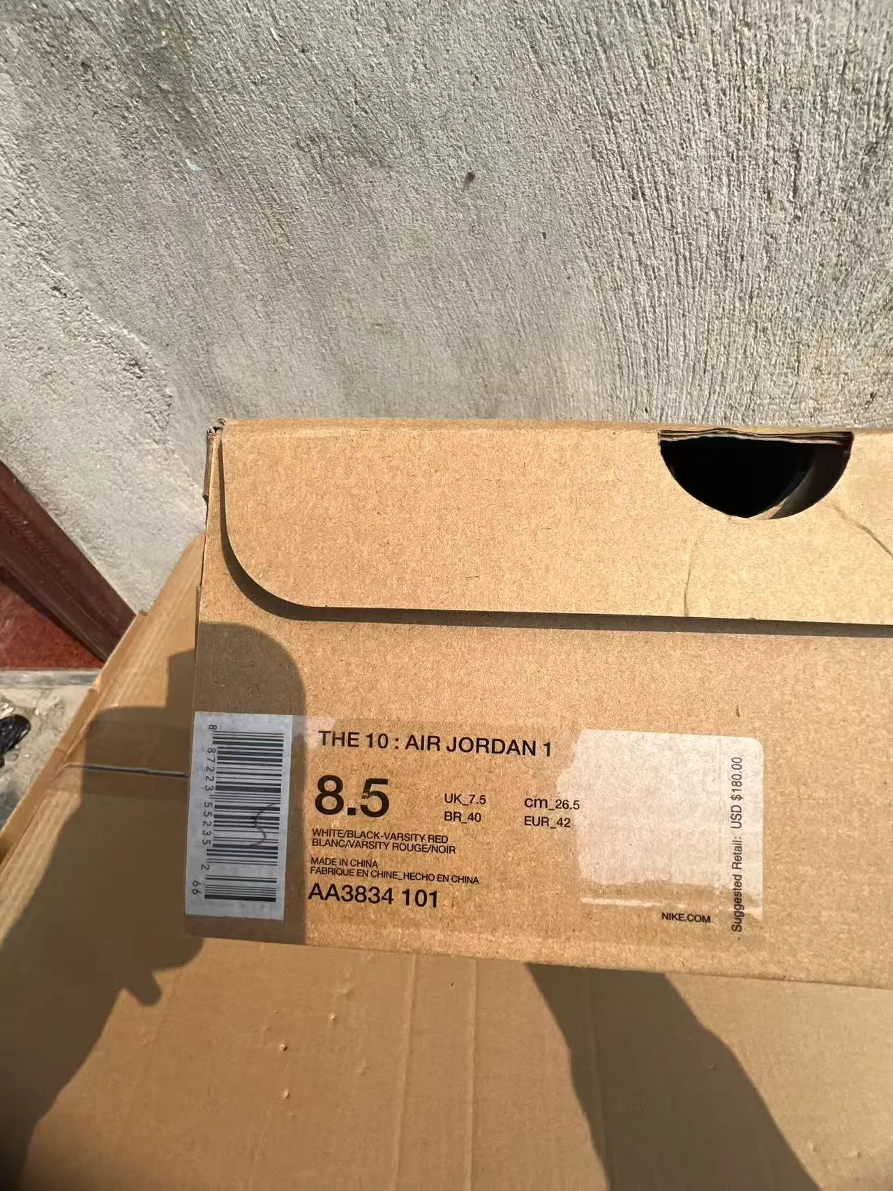 Air Jordan 1 Off-White x Nike 'University Red' Zapatillas de baloncesto deconstruidas 10