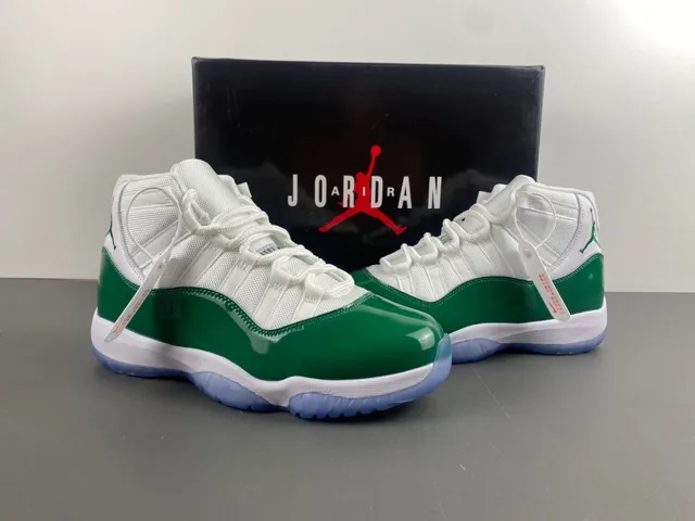 Air Jordan 11 Emerald Green Patent Leather 篮球鞋 12