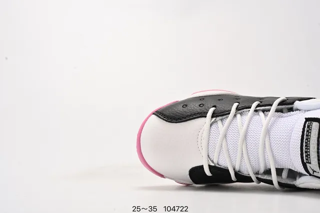 Chaussures de basketball Air Jordan 12 Retro noir blanc rose 15