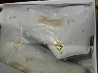 Air Jordan 12 সাদা ও সোনালী বাস্কেটবল জুতো 5