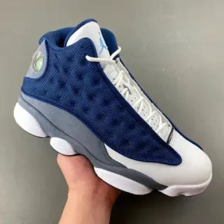 Air Jordan 13 Navy and White Tênis de Basquete