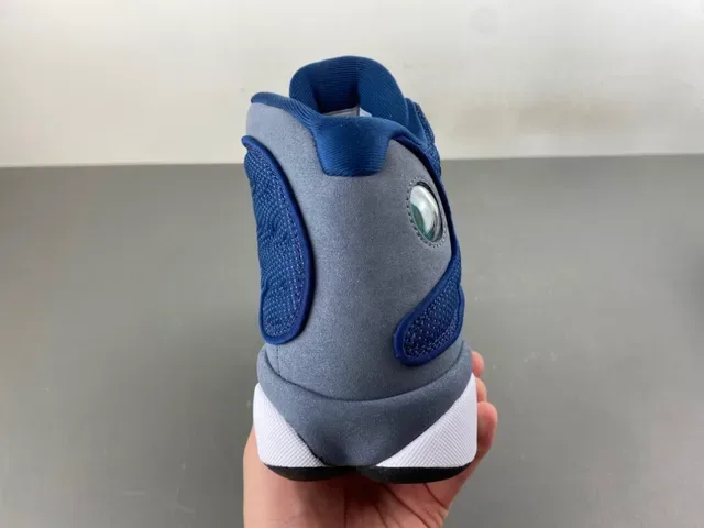 Air Jordan 13 Navy and White Tênis de Basquete 5