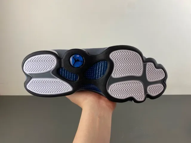 Air Jordan 13 Navy and White Tênis de Basquete 10