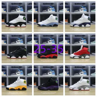 Air Jordan 13 tênis de basquete branco preto vermelho verde