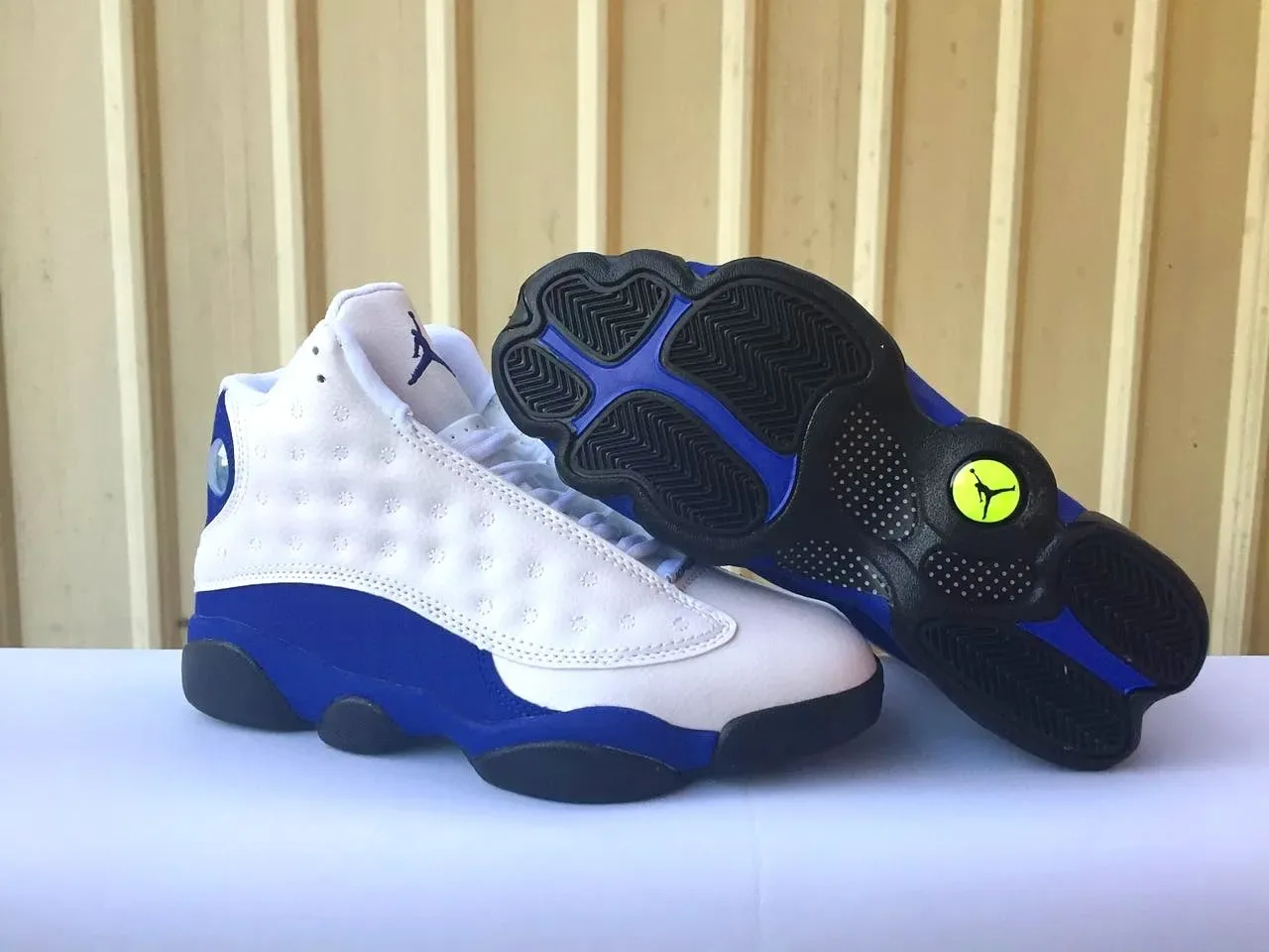 Air Jordan 13 White Royal Blue Tênis de Basquete 2