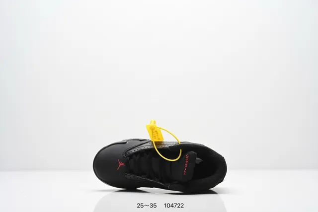 Tênis de basquete Air Jordan 14 branco vermelho preto 4
