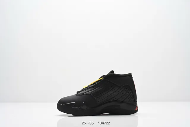 Tênis de basquete Air Jordan 14 branco vermelho preto 5