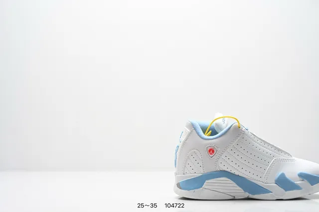 Tênis de basquete Air Jordan 14 branco vermelho preto 14