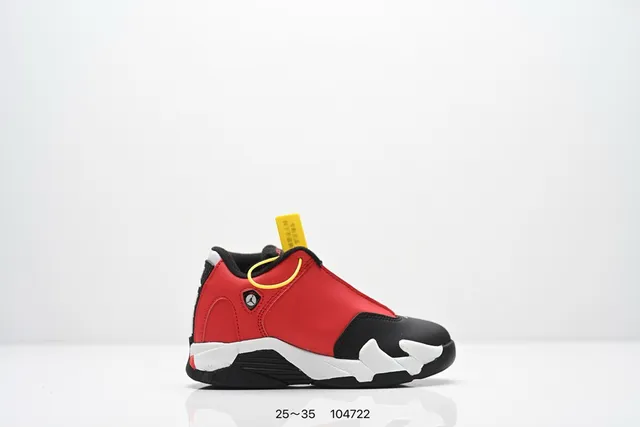 Tênis de basquete Air Jordan 14 branco vermelho preto 20