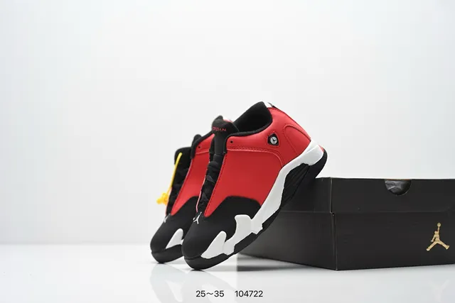 Tênis de basquete Air Jordan 14 branco vermelho preto 21