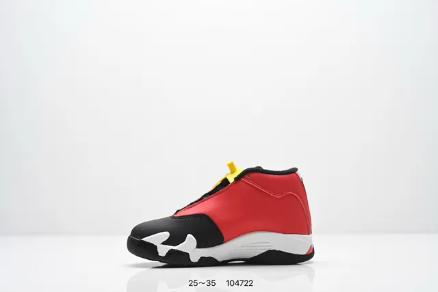 Tênis de basquete Air Jordan 14 branco vermelho preto 24