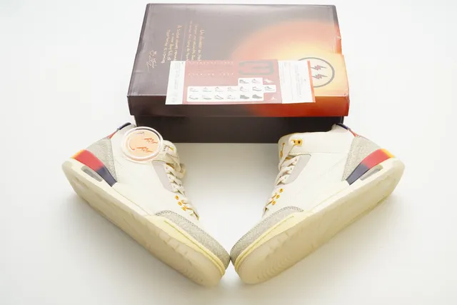 Tênis de basquete Air Jordan 3 Off-White com estampa de elefante e calcanhar degradê 8