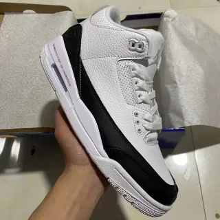 Air Jordan 3 Tênis de Basquete Branco e Preto