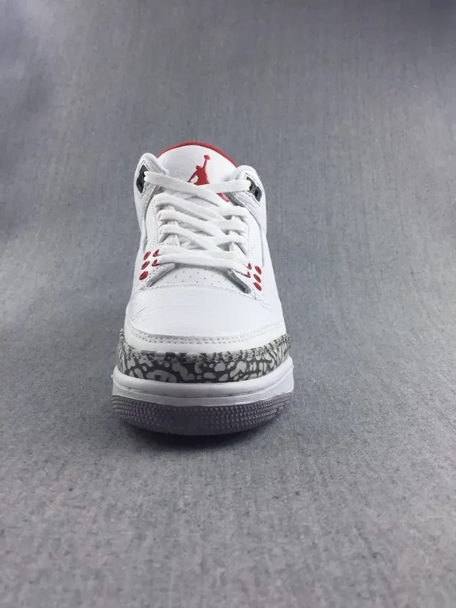 Air Jordan 3 White Cement أحذية كرة السلة 5