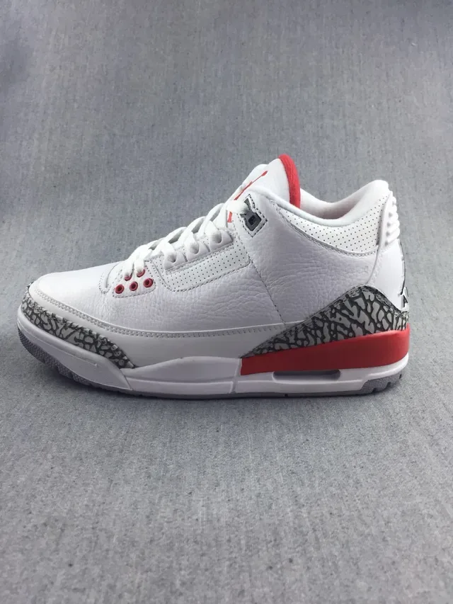 Air Jordan 3 White Cement أحذية كرة السلة 6