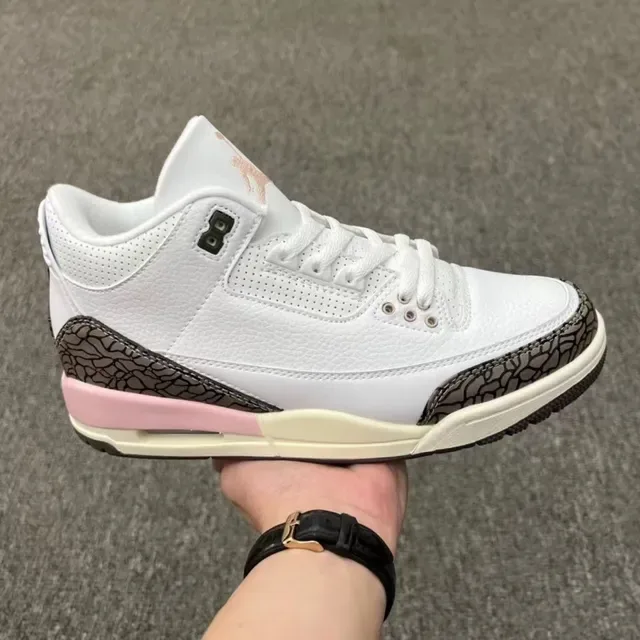 Air Jordan 3 أبيض سيمينت طباعة الفيل أحذية كرة السلة 15