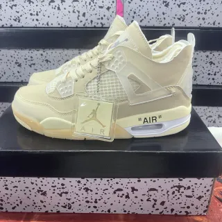 Air Jordan 4 Off-White Cream Tênis de Basquete