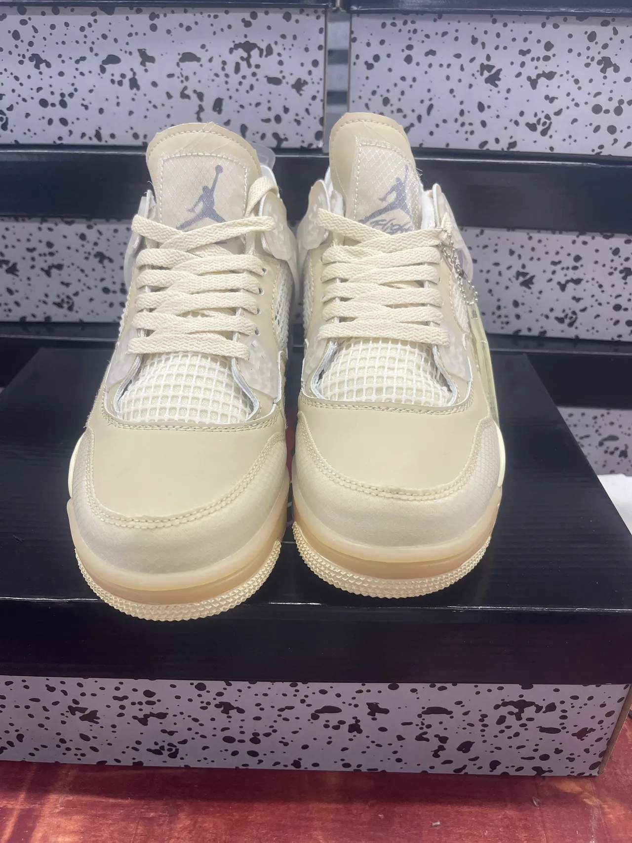 Air Jordan 4 Off-White Cream أحذية كرة السلة 4