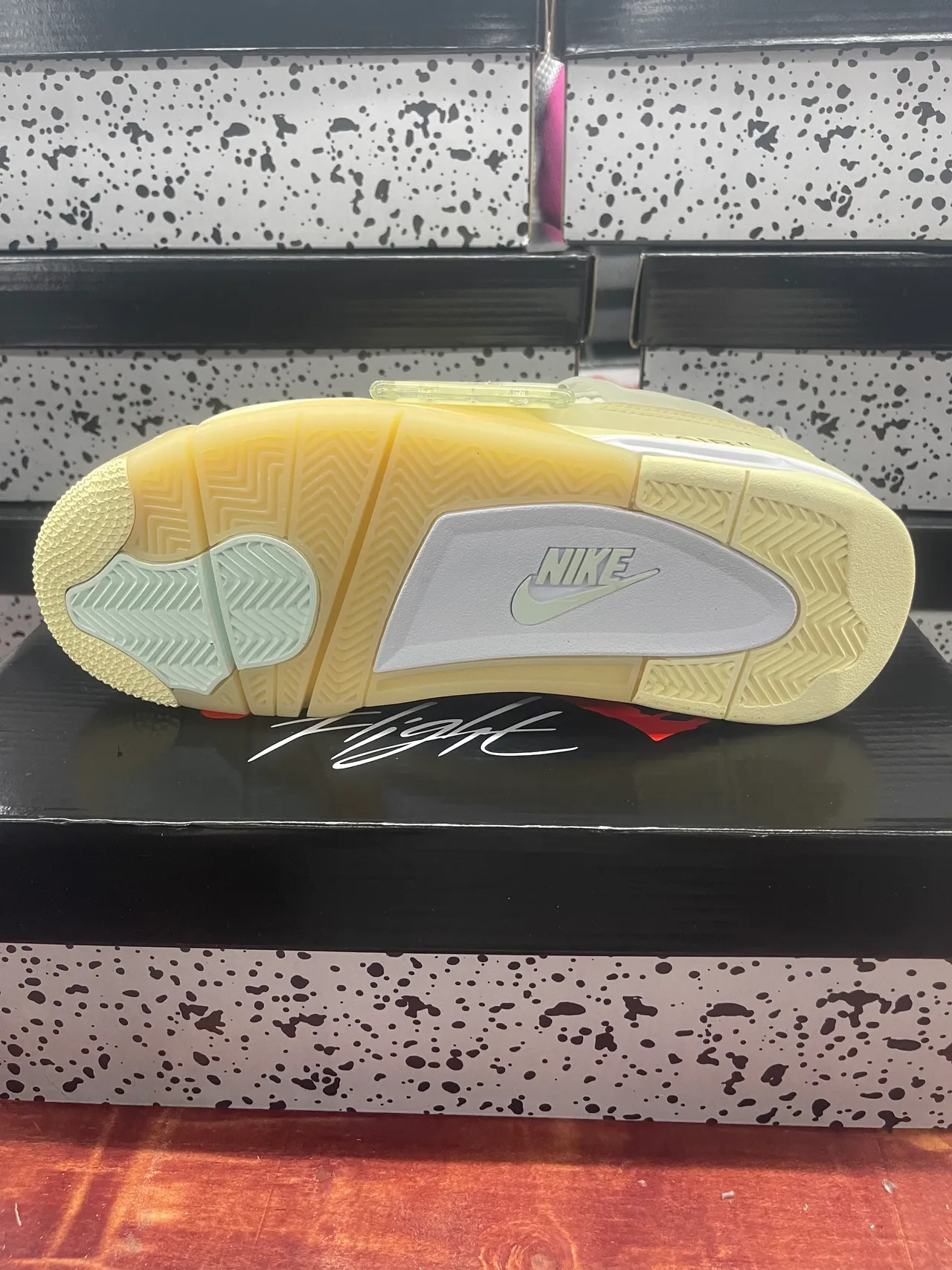 Air Jordan 4 Off-White Cream أحذية كرة السلة 6