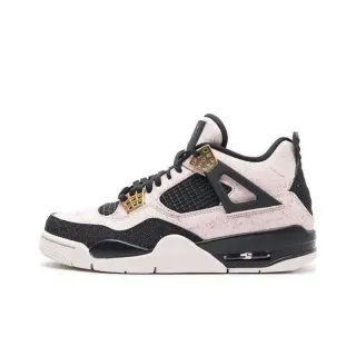 Air Jordan 4 粉黑高帮闪粉篮球鞋
