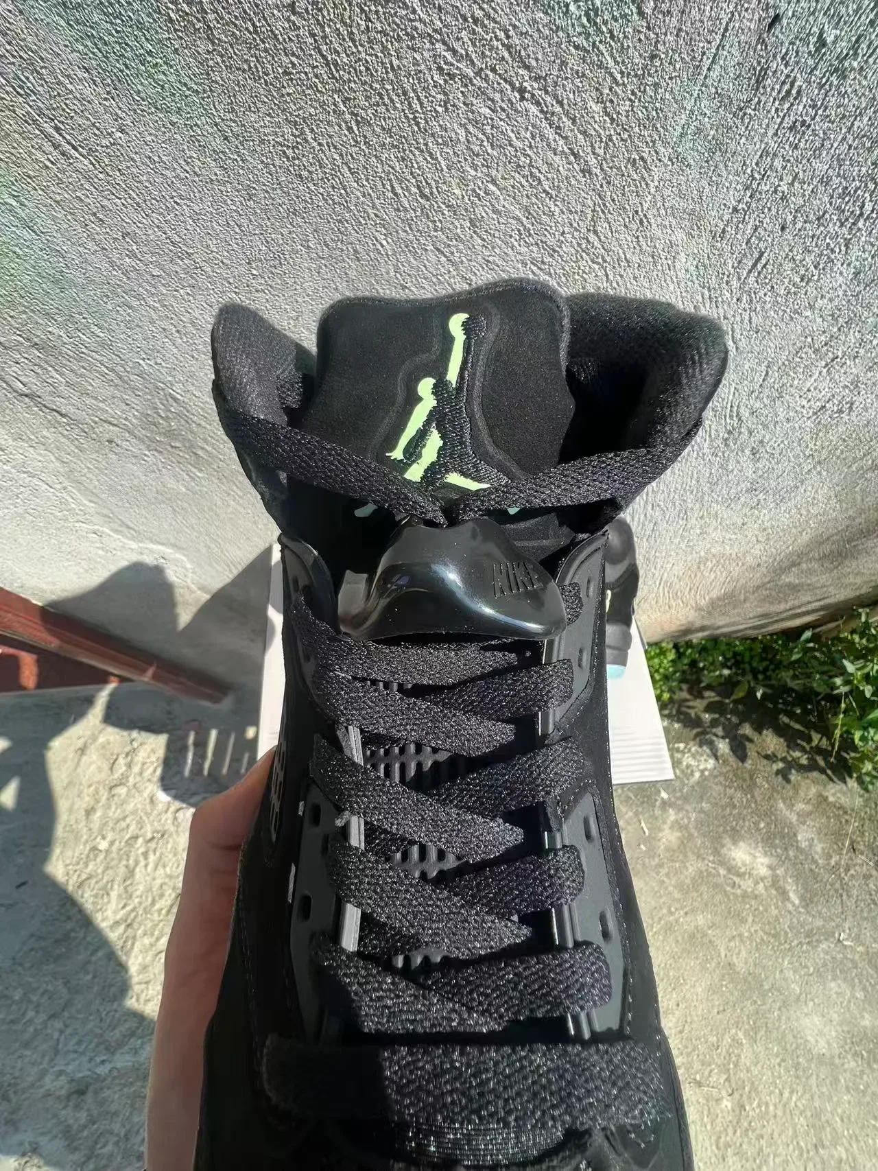 Air Jordan 5 Black Red Flame Basketball Shoes 4
