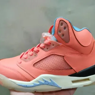 Air Jordan 5 Coral Orange Light Blue বাস্কেটবল শু