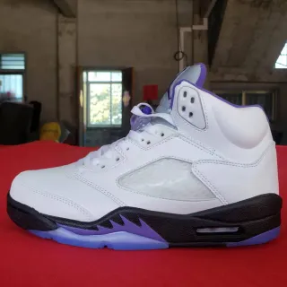 Air Jordan 5 白紫黑篮球鞋
