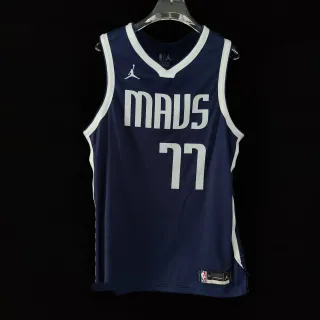 Air Jordan Dallas Mavericks Solo Announcement Edition Navy Basketball Jersey