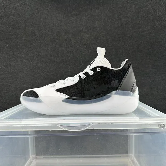 Zapatillas de baloncesto Air Jordan XXXIX blancas y negras 2