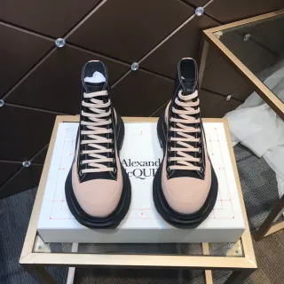 Alexander McQueen Oversized Sneaker Black and Beige Chunky Sneakers