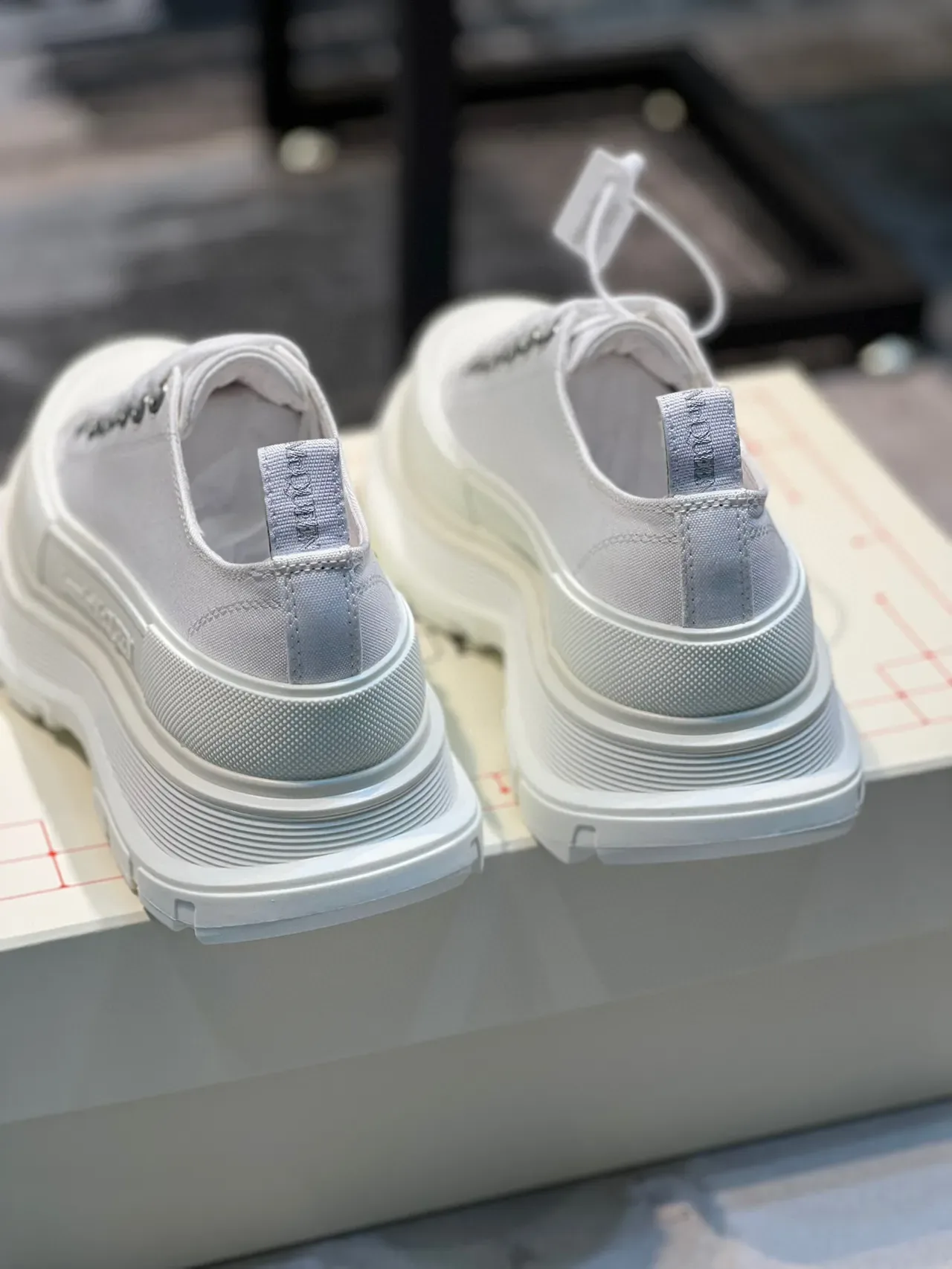 Alexander McQueen Oversized Sneaker White Lifestyle Sneakers 2