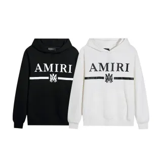 Amiri Logo Print Pullover Hoodie