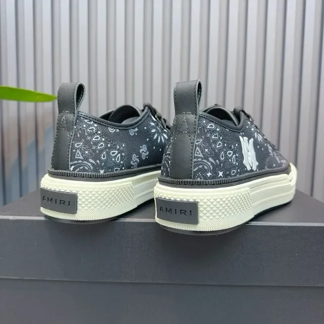 Amiri MA Court Bandana-Print Platform Lifestyle Sneakers 9