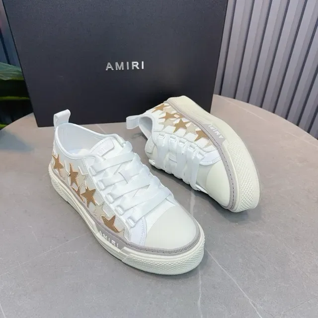 Amiri MA Court Zapatillas Lifestyle Blancas con Estrellas 5
