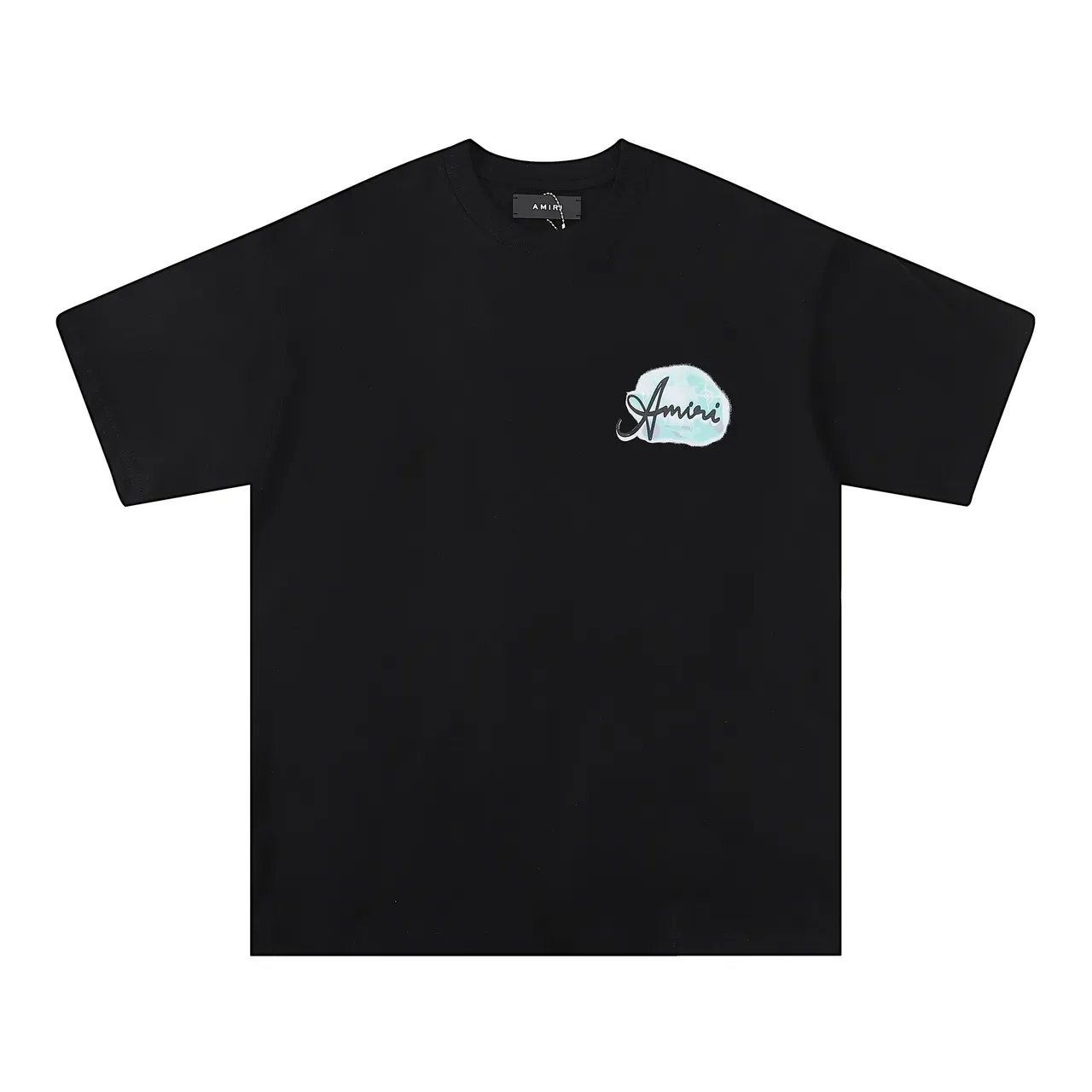T-shirt Amiri Resort Club imprimé graphique noir et blanc 3