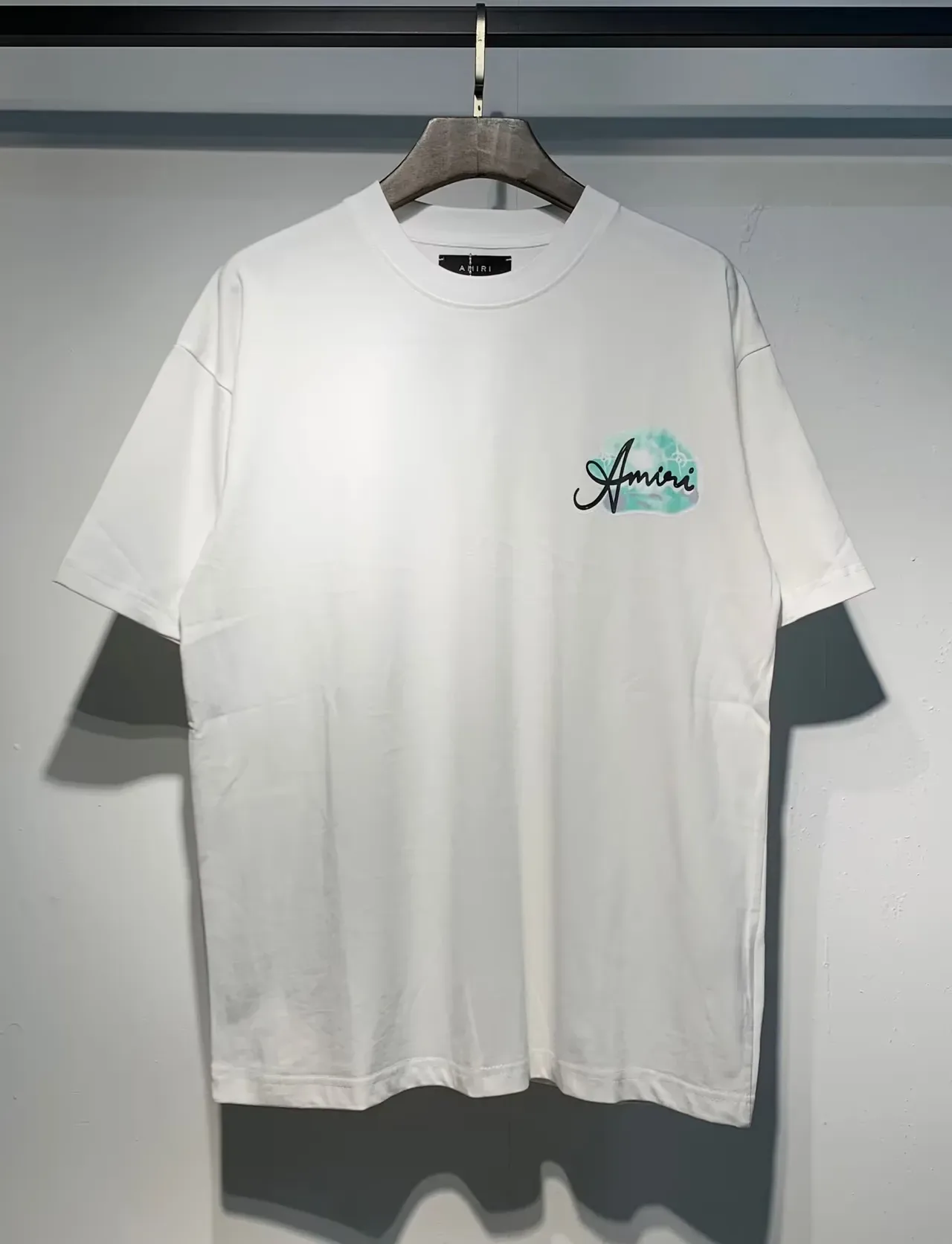 T-shirt Amiri Resort Club imprimé graphique noir et blanc 12