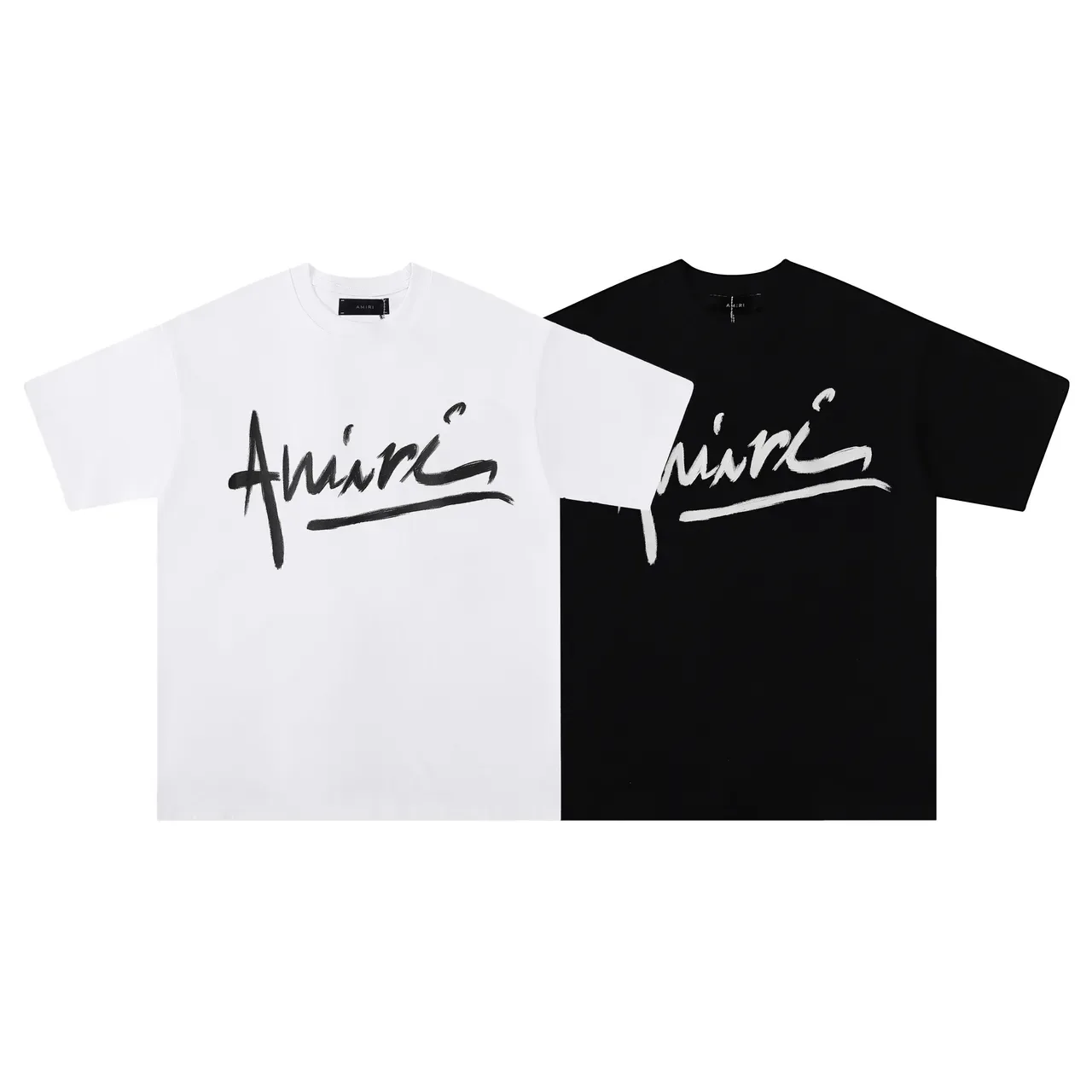Camiseta gráfica Amiri con logo script 6