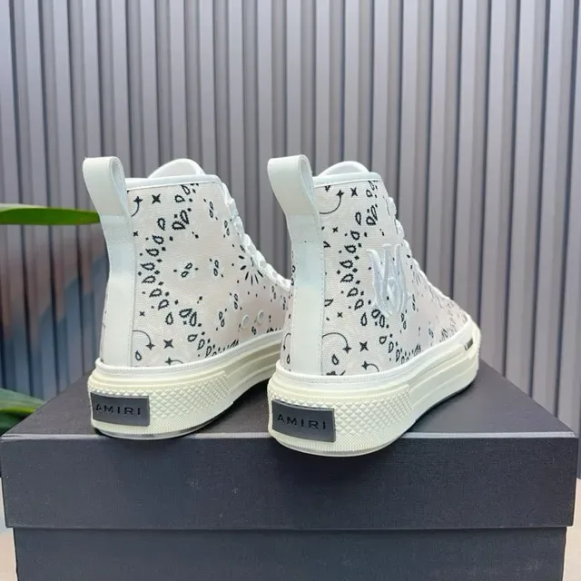 Amiri Skel Top Haut Off-White Bandana Print Lifestyle Sneakers 9